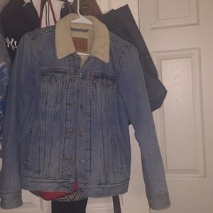 Levi's denim Sherpa jacket