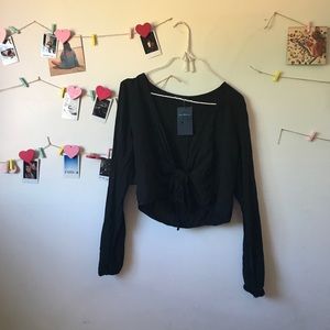 Brandy Melville coco wrap top