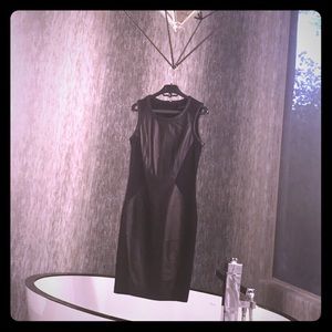 Trouve leather bodycon dress size 2