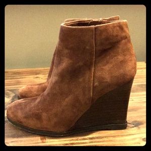 Vince Camuto Brown Suede Booties