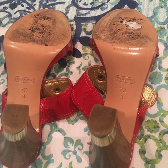 Red Coach Slides - Picture 3 of 5