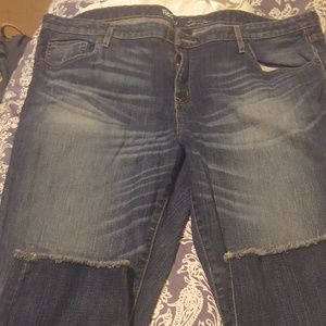Mossimo boyfriend cropped jeans