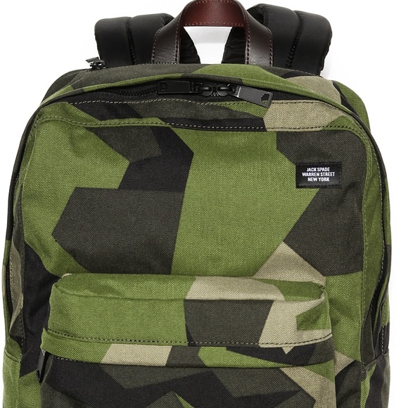 jack spade camo backpack