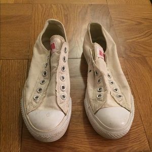Slip on cream Converse