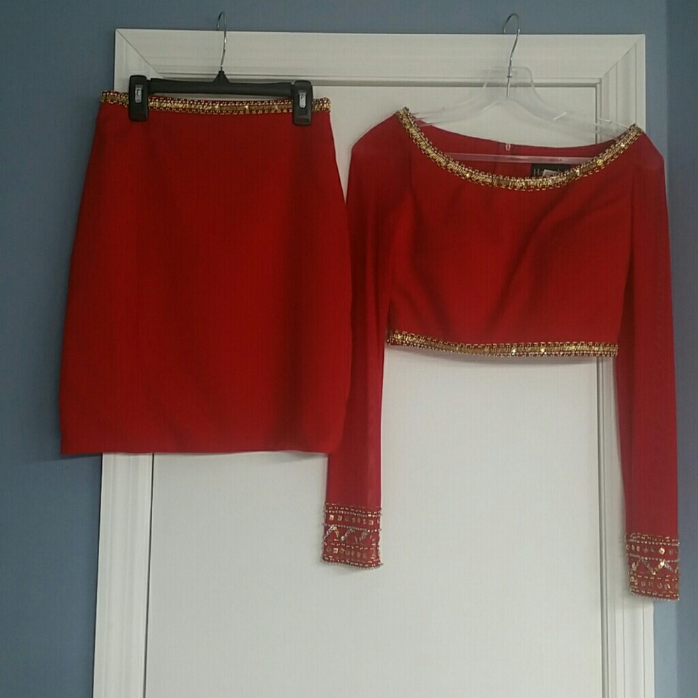 2 piece homecoming dress