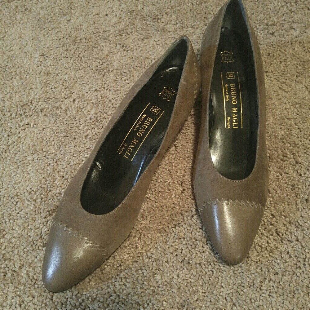 Bruno Magli "Kelly" Dark Taupe shoes