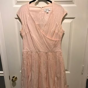 Pink fit and flair dress Pink fit and flair dress