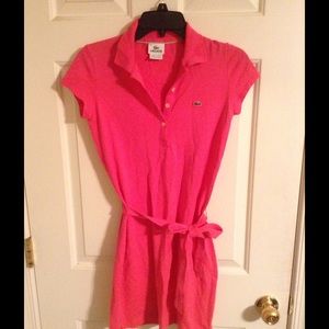 Lacoste pink dress size34