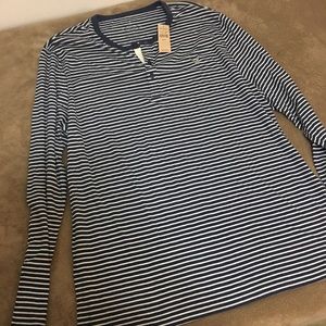 AEO Striped Vintage Long Sleeve Shirt XXL NWT