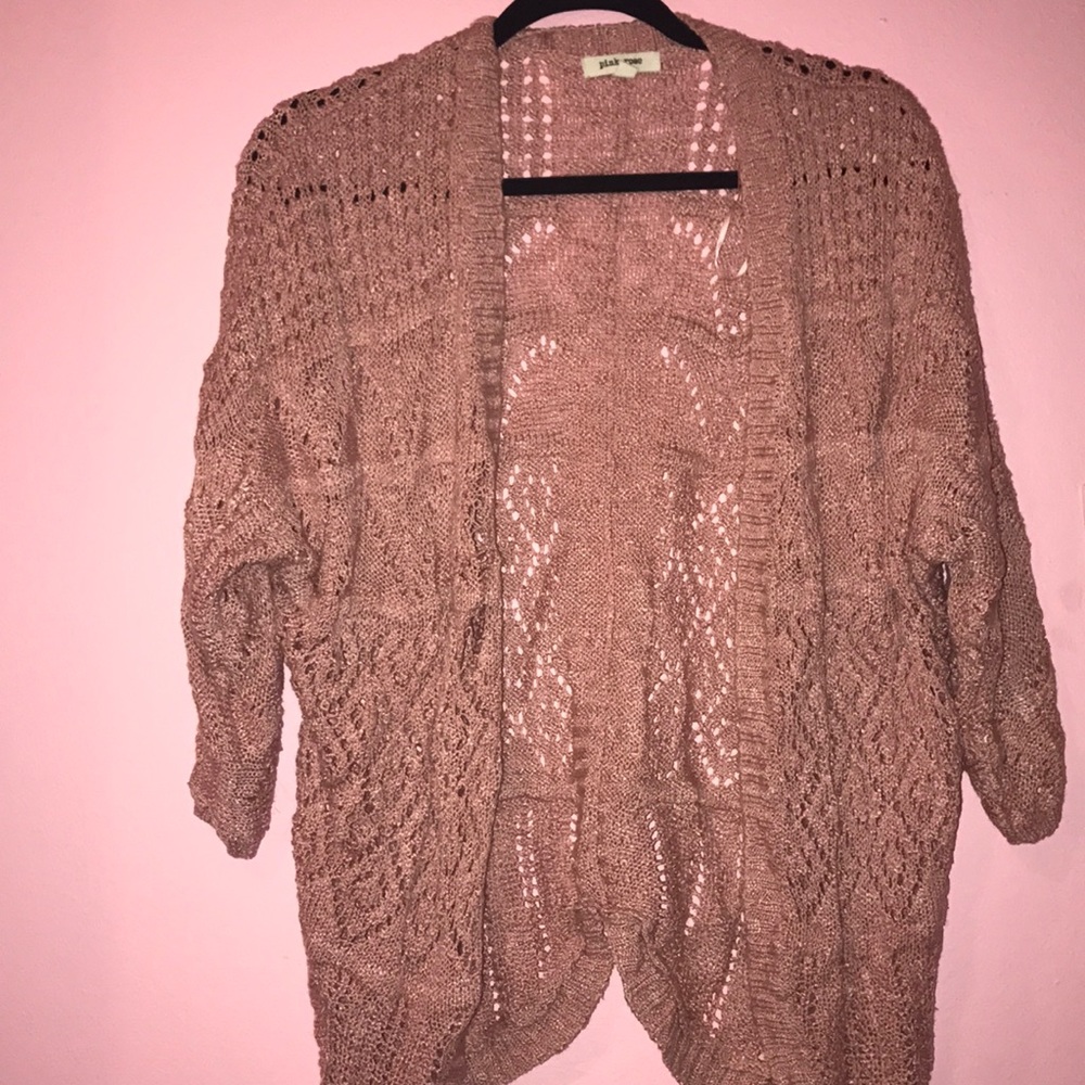 Dusty Rose Sweater.