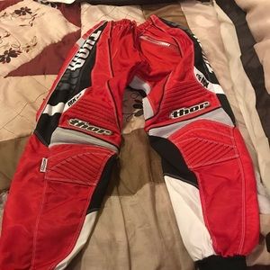Boys Size 26 Thor Racing pants