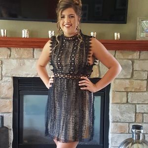 Free People Black dress