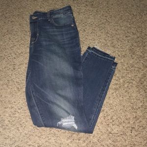 Old Navy Rockstar distressed denim