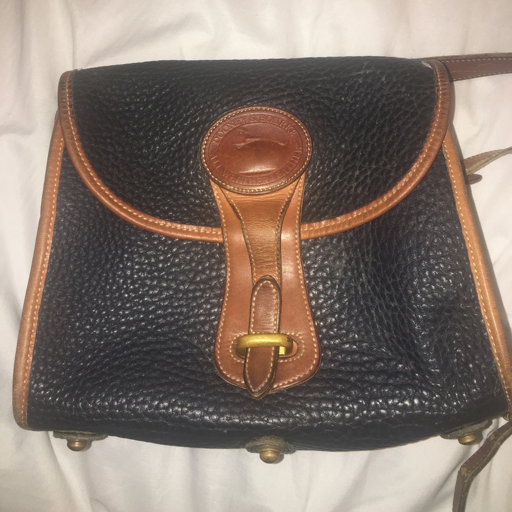 Authentic vintage navy dooney & bourke