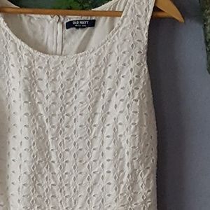 White Eyelet Summer Frock
