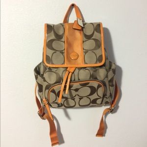 Small Coach Backpack