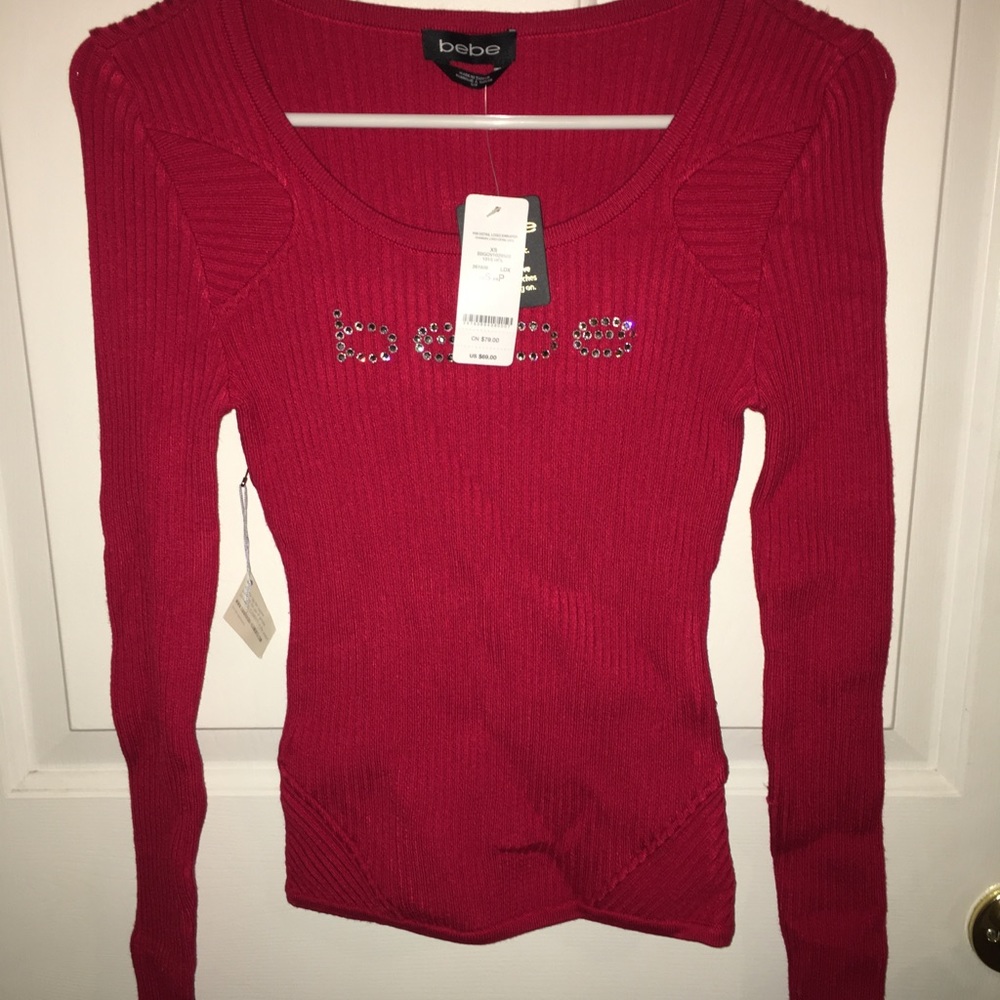Bebe Red Sweater