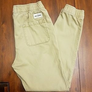 Boy's Abercrombie Kids Khaki Joggers