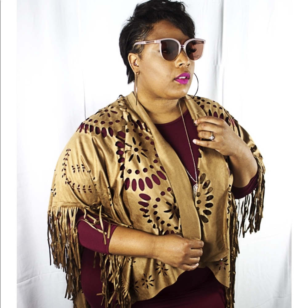 Suede Fringe Vest