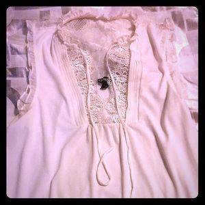 Express Lace blouse white
