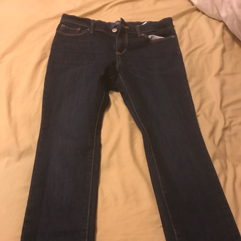 Old navy girls 12 plus skinny jeans dark wash