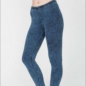 Acid Wash Winter Leggings | American Apparel