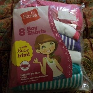 Hanes girls boyshorts
