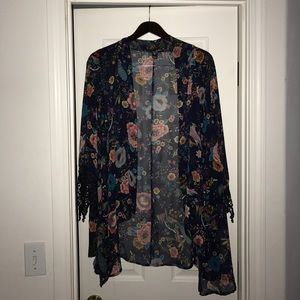 sheer cardigan/ kimono