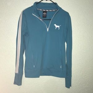 tiffany blue active wear pink jacket