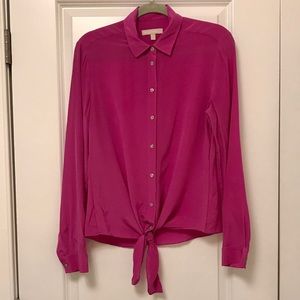 BANANA REPUBLIC W's 100% silk blouse