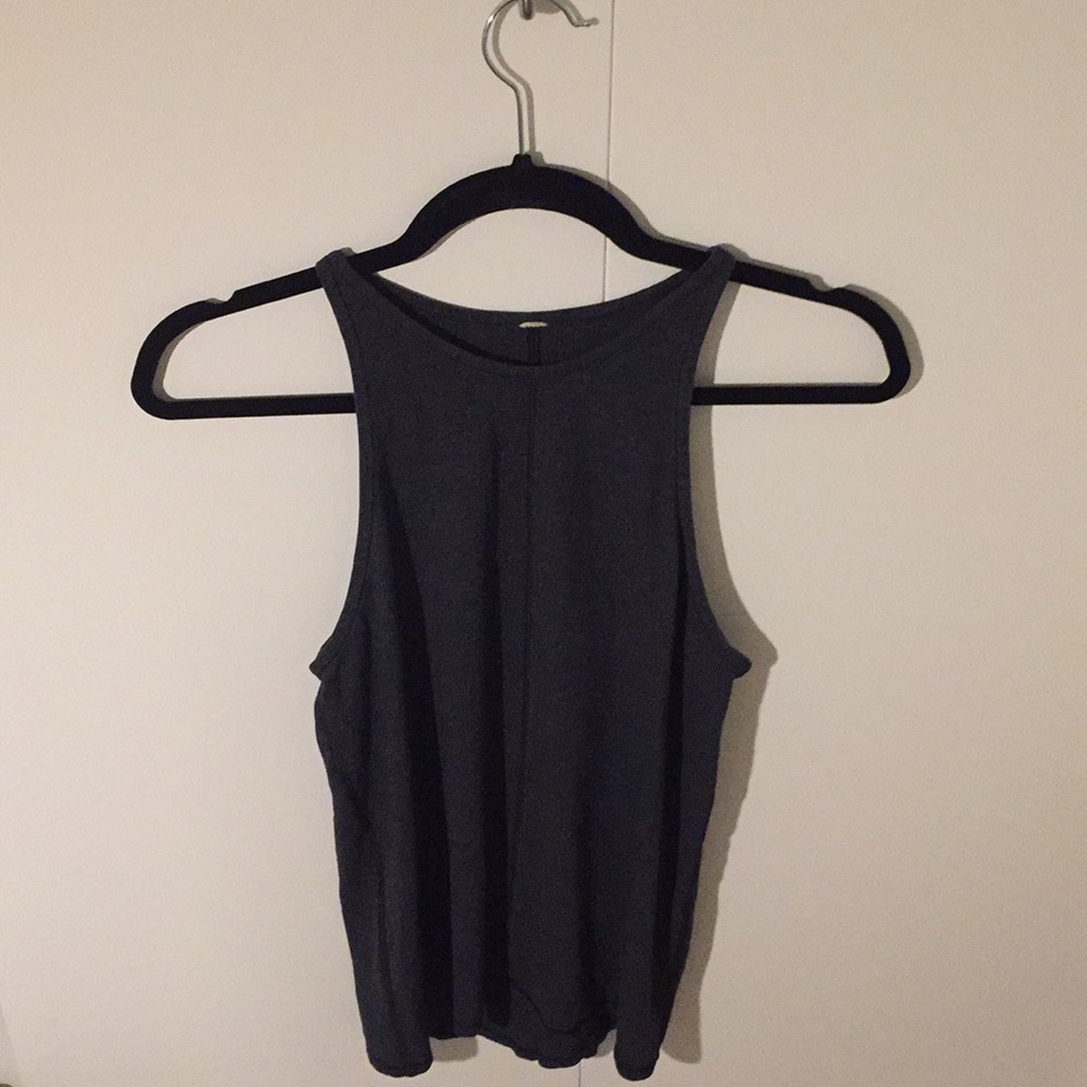 Heathered grey lululemon tank top