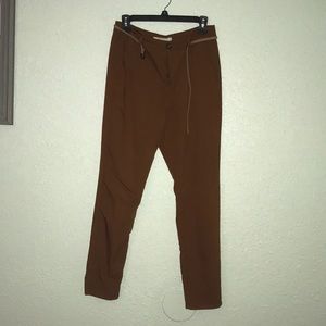 orangey/brown dress pants