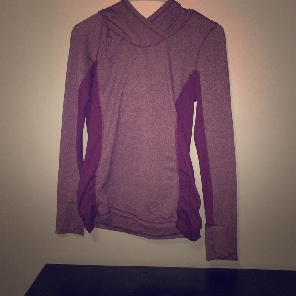 Purple Long Sleeve with grey undertones