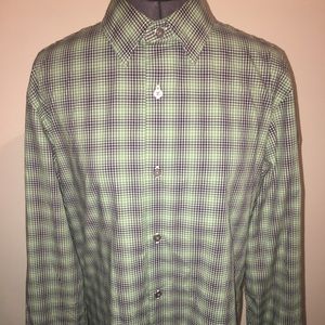 New Purple & Green Banana Republic shirt Large 😎