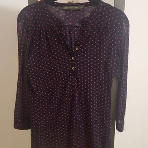 Outback Red  polka-dot blouse