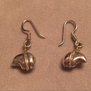 Sterling Silver Golden Bear Vail Earrings