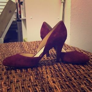 Nine West Burgundy Heels