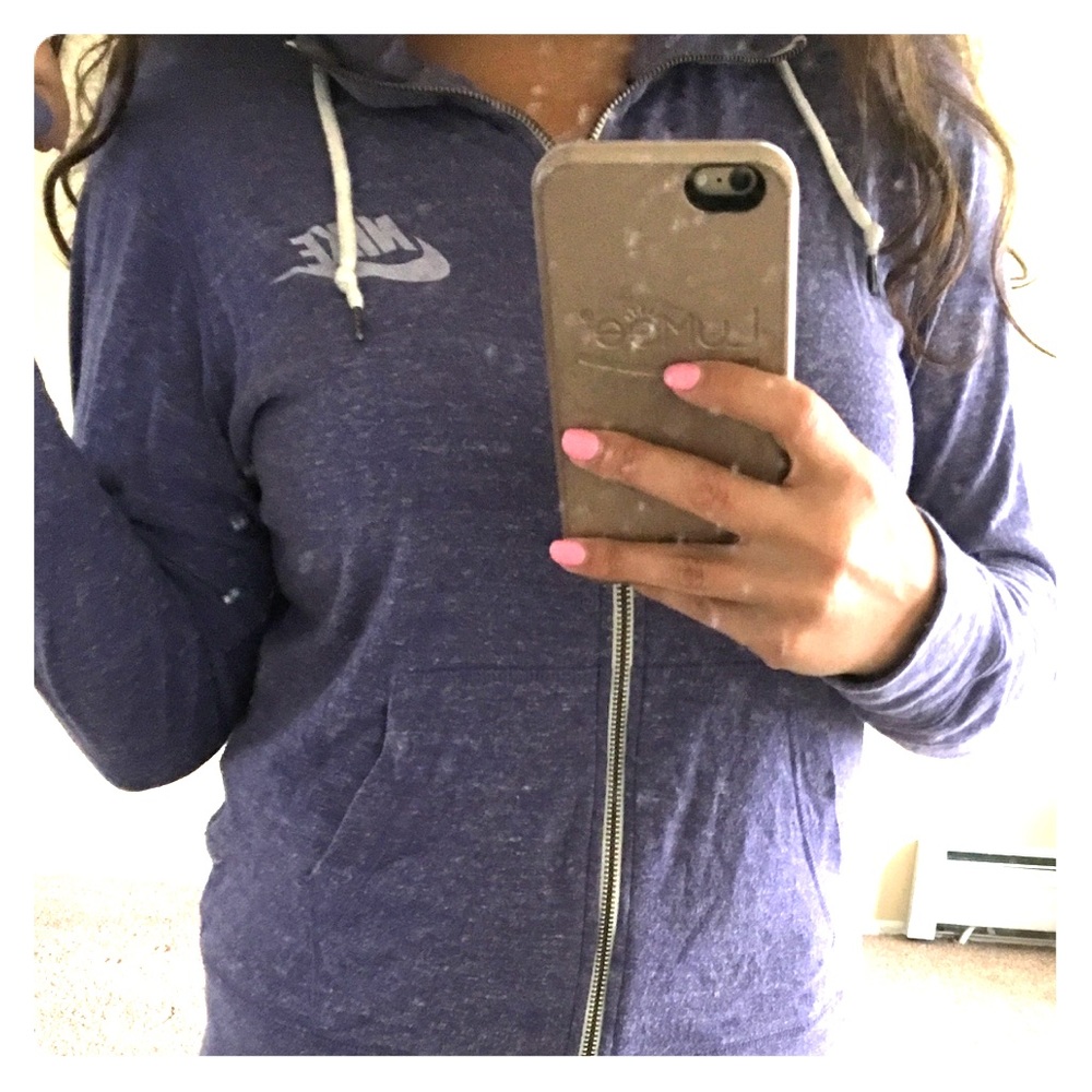 Purple Nike hoodie