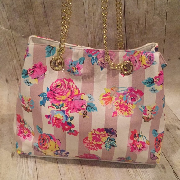 BETSEY JOHNSON NWT handbag with gold accent - Picture 4 of 7