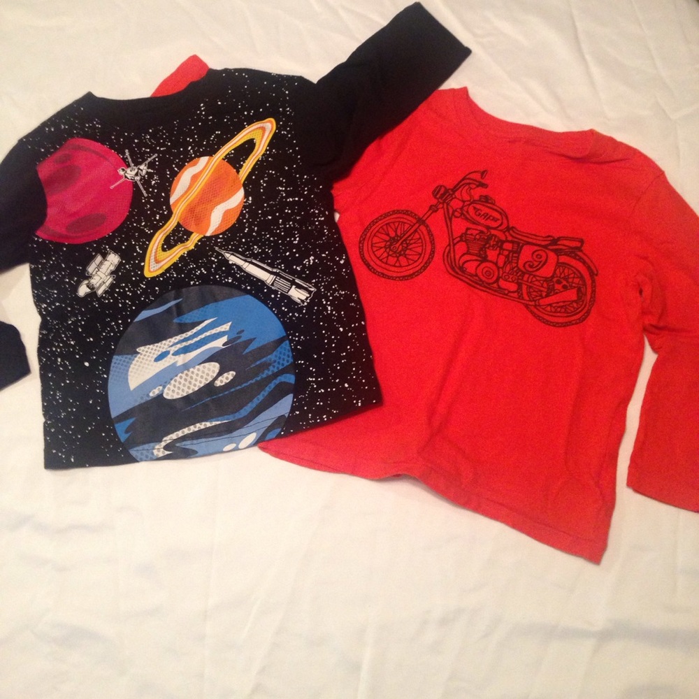 3t Boys long sleeve graphics tees