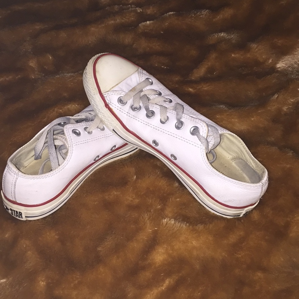 Leather Converse
