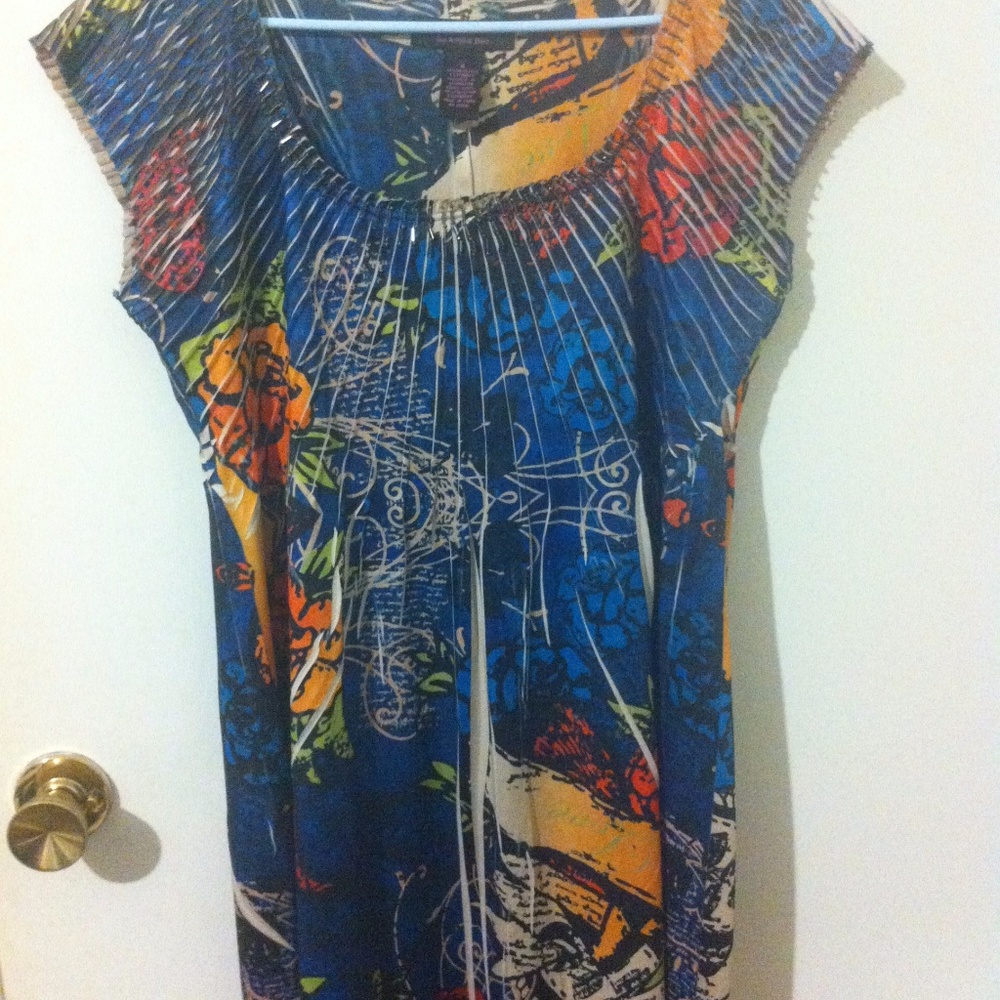 Robbie Bee Leota and Bees multi colored dress