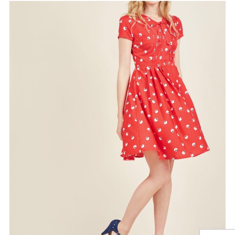 ModCloth Exploratory A-line dressXL sheep pattern