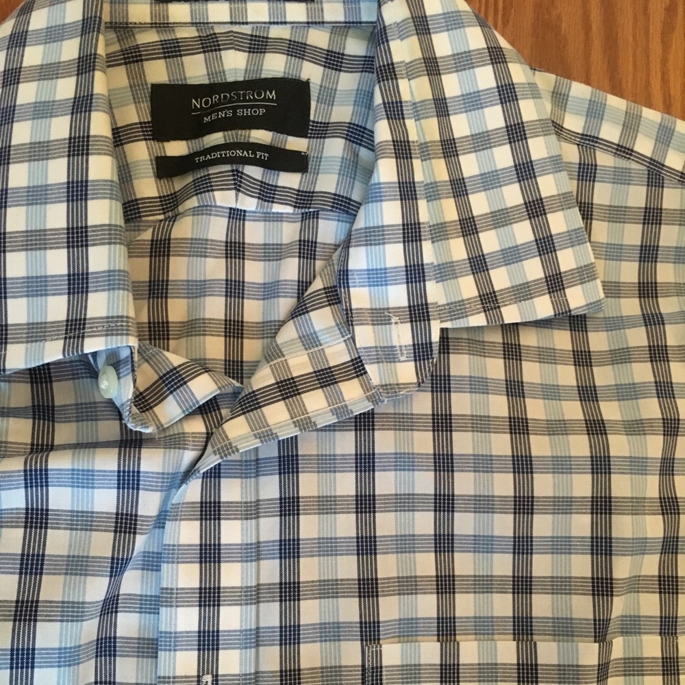 Nordstrom mens shop short sleeve dress shirt