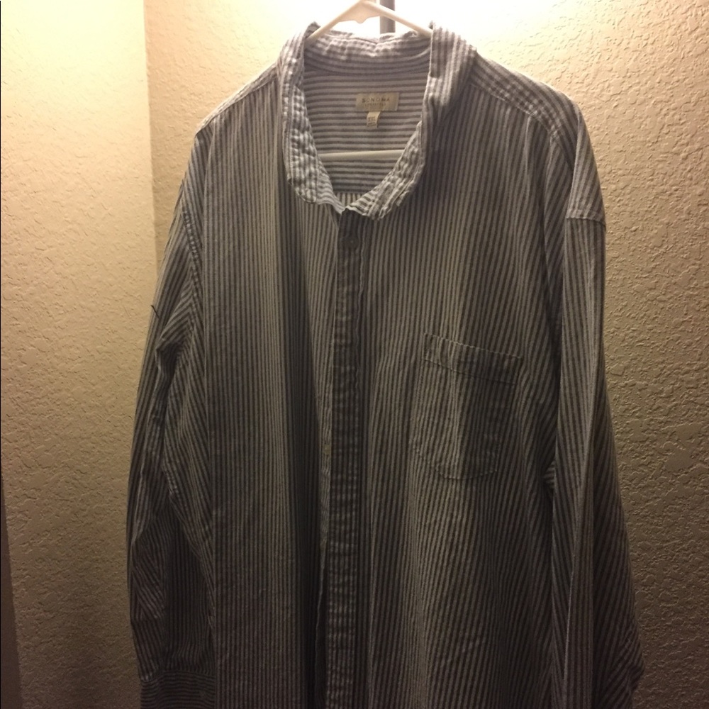 SOMA Blue button down shirt