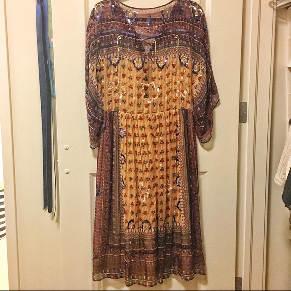 asos glam festival dress with boho beading