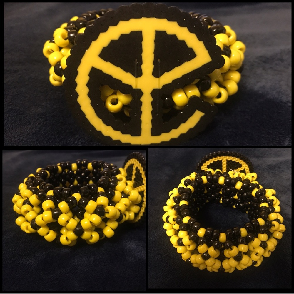 Yellow Claw 3D Kandi Cuff