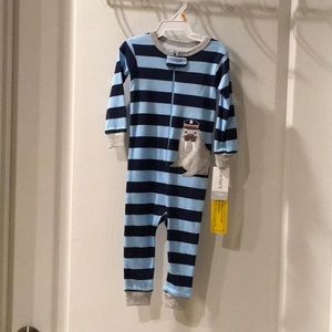 Carter's Striped Footless Pajamas