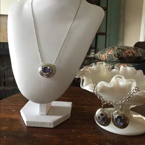 Brighton Necklace with matching earrings.