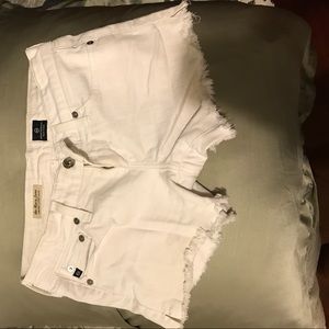 AG white jean shorts AG white jean shorts